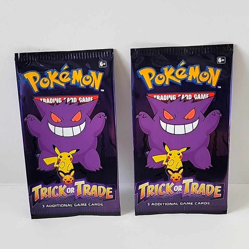 trick or trade pokemon cards halloween edition (2022) 2pcs.